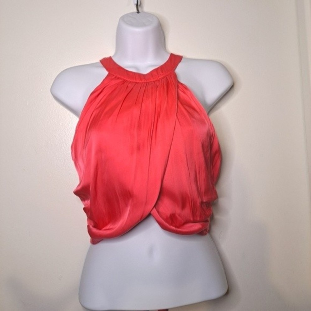 DO+BE Coral Halter Crop Top